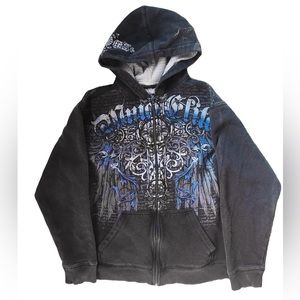 Rare Vintage Y2K MMA Elite Full Zip Hoodie